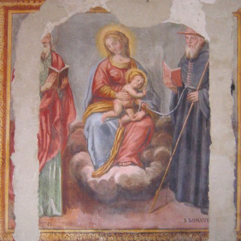 Vergine col Bambino e i Santi Matteo e Bonaventura